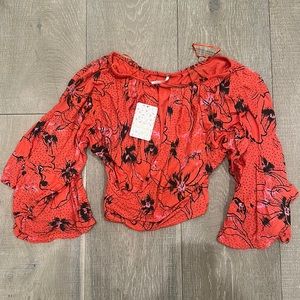 Orange Free People Top
